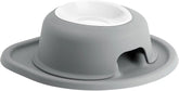 WeatherTech Single High Pet Feeding System w/Plastic Dog/Cat Bowls - 3" High Stand Dark Grey (PSH0803DGDG)