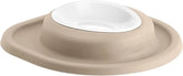 WeatherTech Single Low Pet Feeding System w/Plastic Dog/Cat Bowls - 8 oz (1 Cup) Tan (PSL0801TN)
