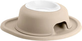 WeatherTech Single High Pet Feeding System w/Plastic Dog/Cat Bowls - 3" High Stand Tan (PSH0803TNTN)