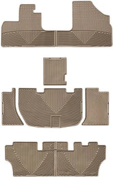 WeatherTech All-Weather Floor Mats for Honda Odyssey Full Set (W48TNW159TNW160), Tan