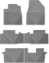WeatherTech All-Weather Floor Mats for Honda Pilot Full Set (WTHG148152153), Grey