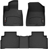 WeatherTech Custom Fit FloorLiners for Kia Sportage - 1st & 2nd Row (441732-1-2), Black