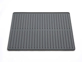 WeatherTech DishMat Contain - 16" x 18" Drip Dry Hand-Washed Dish Drying Mat, Slate, Rubber
