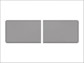 WeatherTech ComfortMat Connect Cushioned Non-Slip Waterproof Anti-Fatigue Mat 24" x 36" End Mats, Carbon Fiber, Grey