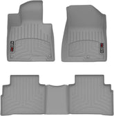 WeatherTech Custom Fit FloorLiners for Kia Sportage - 1st & 2nd Row (461732-1-2), Grey