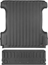Weathertech TechLiner Truck Bed Liner for Ram 1500 Classic, Ram 1500, Truck 1500 - Complete Set (Bed Liner and Tailgate Liner) (37608-3TG04), Black
