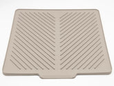 WeatherTech DishMat Drain- 16" x 18" Drip Dry Hand-Washed Dish Drying Mat, Sand