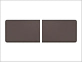 WeatherTech ComfortMat Connect Cushioned Non-Slip Waterproof Anti-Fatigue Mat 24" x 36" End Mats, Carbon Fiber, Cocoa
