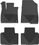 WeatherTech All-Weather Floor Mats for Honda Accord, Accord Hybrid 1st & 2nd Row (W473-W474), Black