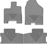 WeatherTech All-Weather Floor Mats for Honda Ridgeline 1st & 2nd Row (W415GR-W416GR), Grey