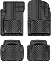 WeatherTech Semi Universal All Weather and Vehicle Trim to Fit Floor Mats - 4-Piece Set Black