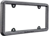 WeatherTech Billet Motorcycle License Plate Frame - Clear Bright Silver