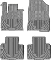 WeatherTech All-Weather Floor Mats for Honda Accord Hybrid, Accord 1st & 2nd Row (W473GR-W474GR), Grey