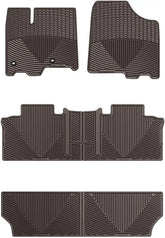 WeatherTech All-Weather Floor Mats for Toyota Sienna Full Set (WTCC292244245), Cocoa