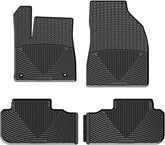 WeatherTech All-Weather Floor Mats for Toyota Highlander 1st & 2nd Row (W333-W334), Black
