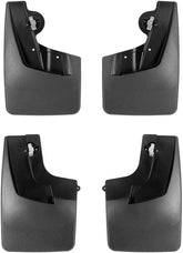 WeatherTech Custom No Drill Splash Guard MudFlaps for Chevrolet Colorado, Front & Rear Set (110171-120171), Black