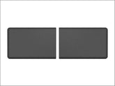 WeatherTech ComfortMat Connect Cushioned Non-Slip Waterproof Anti-Fatigue Mat 24" x 36" End Mats, Carbon Fiber, Black