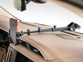 WeatherTech WindshieldFone with Extension - Universal Windshield-Mounted Car Phone Holder - Royal Blue Billet Knobs