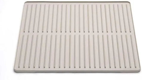 WeatherTech DishMat Drain- 16" x 18" Drip Dry Hand-Washed Dish Drying Mat, Sand