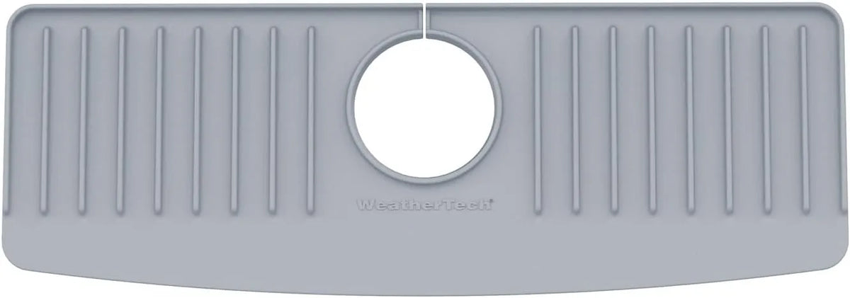 WeatherTech FaucetMat - Protect Your Kitchen & Bathroom Countertops - Light Grey/Pebble