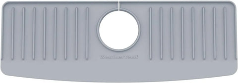 WeatherTech FaucetMat - Protect Your Kitchen & Bathroom Countertops - Light Grey/Pebble