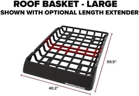 WeatherTech Roof Basket Large Length Extender