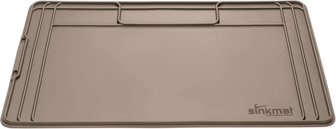 WeatherTech SinkMat – Waterproof Under Sink Liner Mat for Kitchen Bathroom – 34” x 22” Inches - Durable, Flexible Tray – Home undersink Organizer Must Haves, Tan