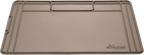WeatherTech Sink Mat - Waterproof Under Sink Liner Mat for Kitchen Bathroom – 46” x 22” Inches - Durable, Flexible Tray – Home Undersink Organizer Must Haves, Tan, Made from Plastic