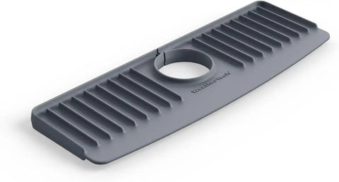 WeatherTech FaucetMat - Protect Your Kitchen & Bathroom Countertops - Dark Grey/Slate