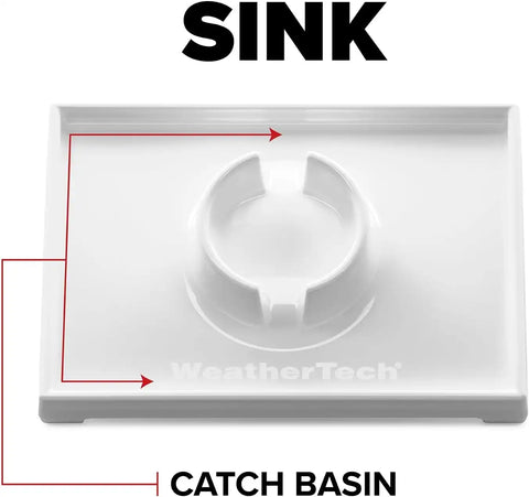 WeatherTech SoapSaver Soap Dish - Sink, White