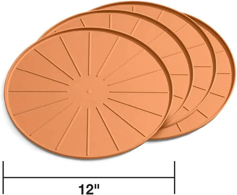 WeatherTech 12" Coasters for Home Surfaces, Anti-Skid, No-Slip knibs - Set of 4, Terra Cotta - (8A12CSTTC)