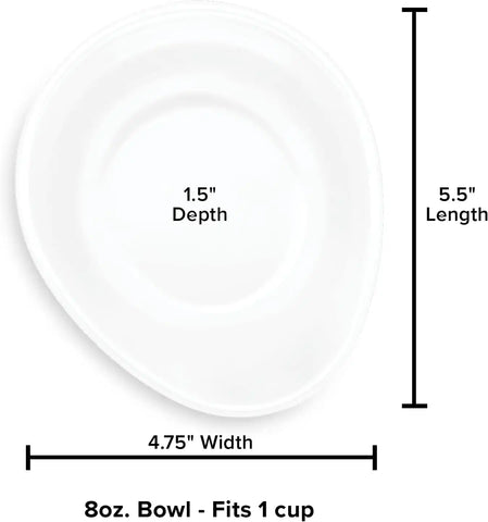 WeatherTech Extra Single Bowl - 8 oz, BPA-Free Plastic (81P08BOWL)