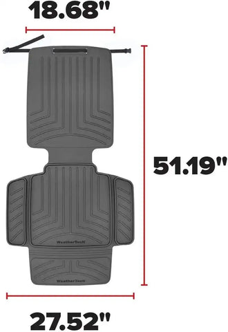 WeatherTech Child Car Seat Protector with Back Cocoa
