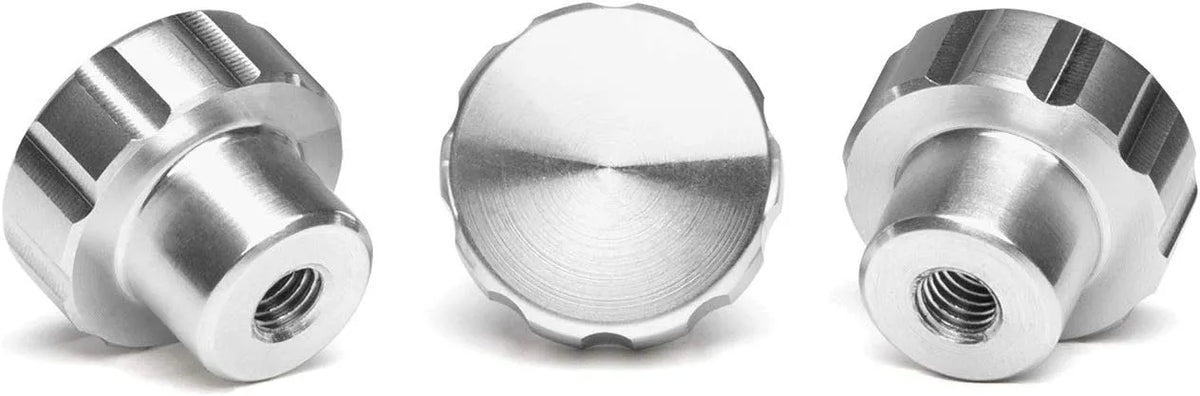 Weathertech 8ACFBK6 Silver Colored Billet Knobs