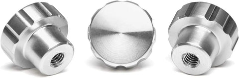 Weathertech 8ACFBK6 Silver Colored Billet Knobs