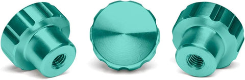 WeatherTech 3-Pack of Solid Billet Aluminum Knobs for CupFone - Turquoise
