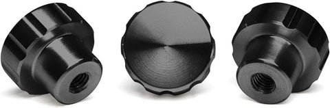 WeatherTech 3-Pack of Solid Billet Aluminum Knobs for CupFone - Black