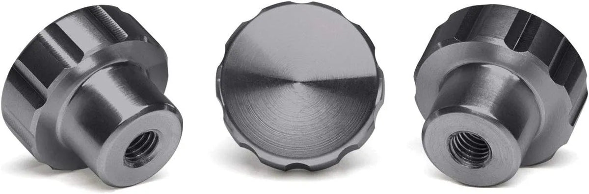 WeatherTech 3-Pack of Solid Billet Aluminum Knobs for CupFone - Graphite