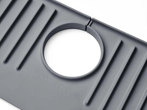 WeatherTech FaucetMat - Protect Your Kitchen & Bathroom Countertops - Dark Grey/Slate