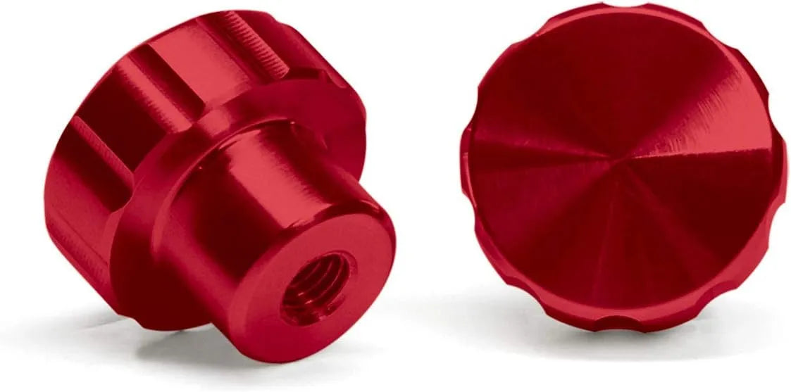 WeatherTech 2-Pack of Solid Billet Aluminum Knobs for CupFone - Red
