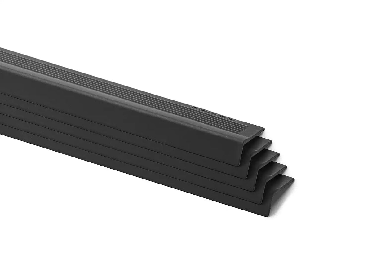 WeatherTech StairEdge Non-Slip Self-Adhesive Staircase Step Edge Protector Black 35.5" Inch 5 Pack