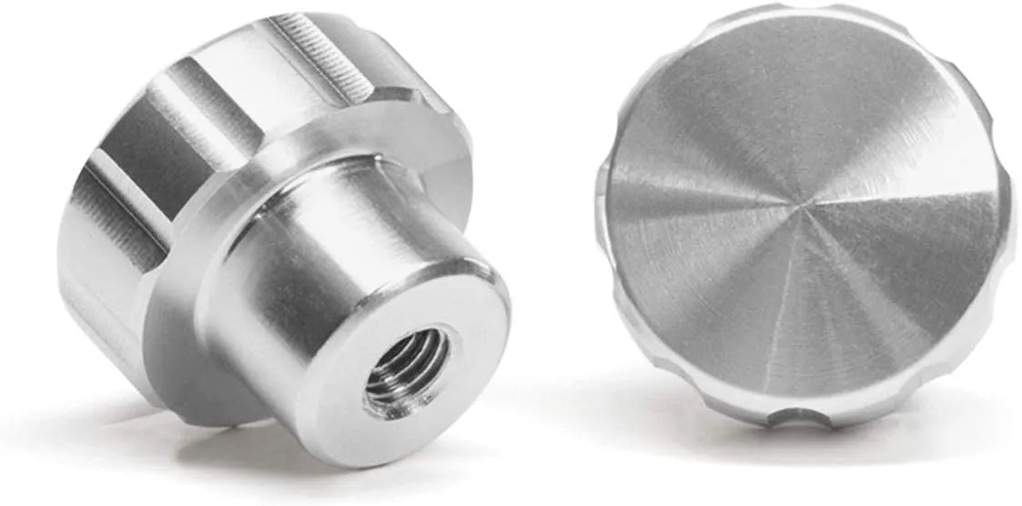 Weathertech 8ACFBK5 Silver Colored Billet Knobs