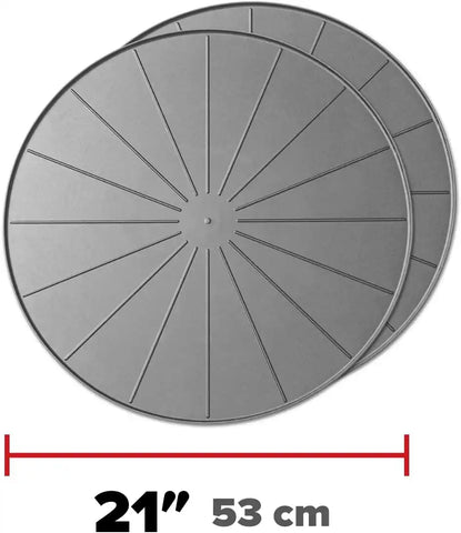 WeatherTech 21" Project Mats/Coasters - Contain Projects and Their Messes (8A21CST2PKGR) - Grey (2-Pack)