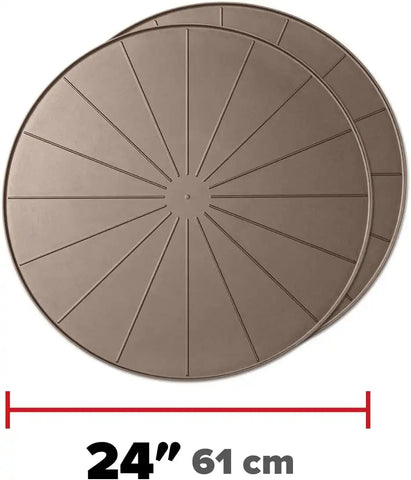 WeatherTech 24" Project Mats/Coasters - Contain Projects and Their Messes (8A24CST2PKTN) - Tan (2-Pack)