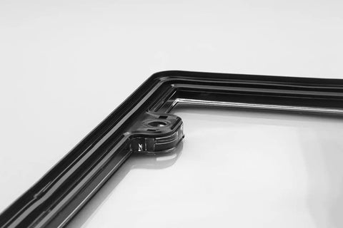 WeatherTech ClearCover - Clear Acrylic Lens Cover, Durable Frame that Protects License Plates, Black