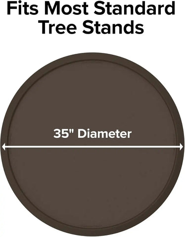 WeatherTech Christmas Tree Mat - Heavy-Duty Christmas Tree Mat Floor Protector (Cocoa)