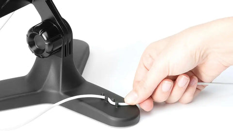 WeatherTech TabletHolder - Tablet Holder for Desktop, Tabletop or Kitchen Counter Top Non Slip Multi Surface Holder - Black/Grey