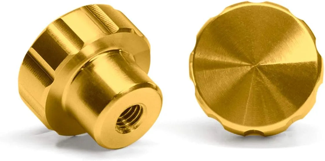 WeatherTech 2-Pack of Solid Billet Aluminum Knobs for CupFone - Gold