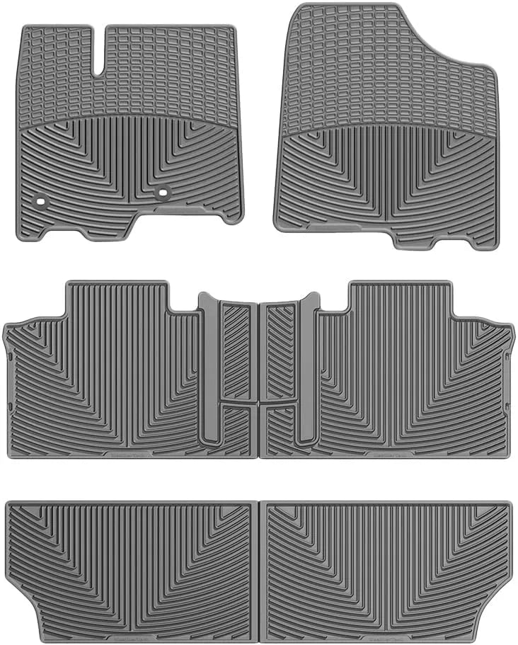 WeatherTech All-Weather Floor Mats for Toyota Sienna Full Set (WTCG292244245), Grey