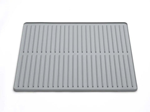 WeatherTech DishMat Contain - 16" x 18" Drip Dry Hand-Washed Dish Drying Mat, Pebble